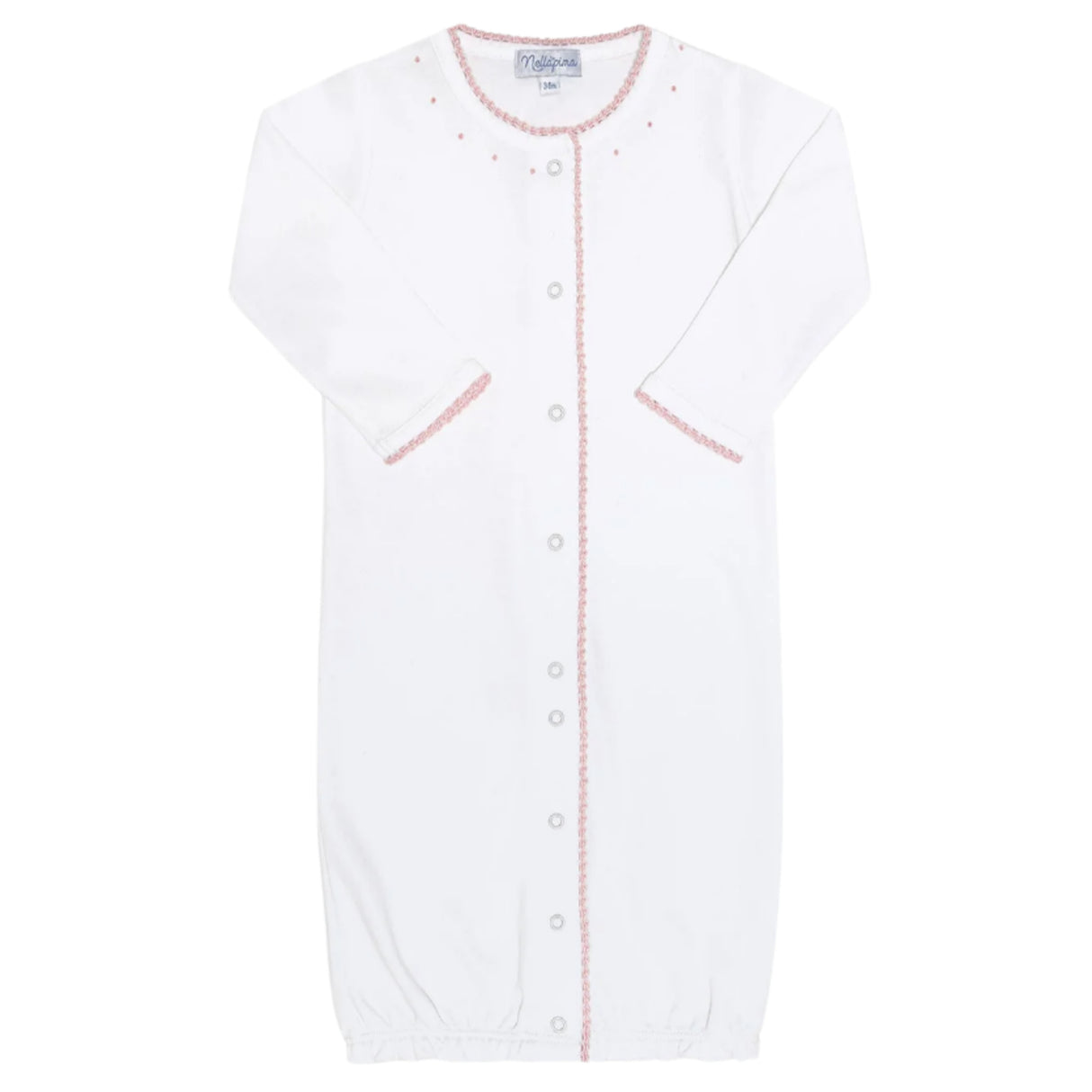 Pink Crochet Converter Gown - HoneyBug