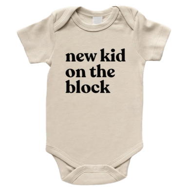 New Kid On The Block Organic Baby Bodysuit - HoneyBug