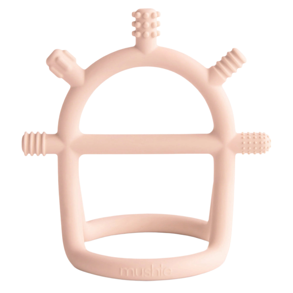 No-Drop Sensory Teether - Blush - HoneyBug
