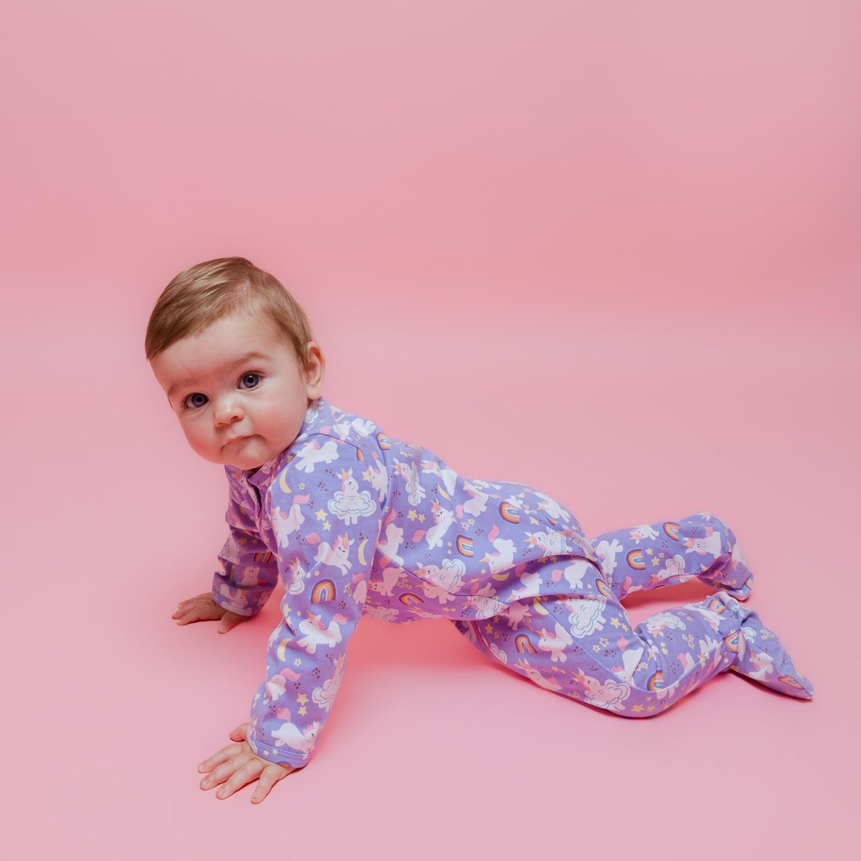 Organic Footie - Unicorns