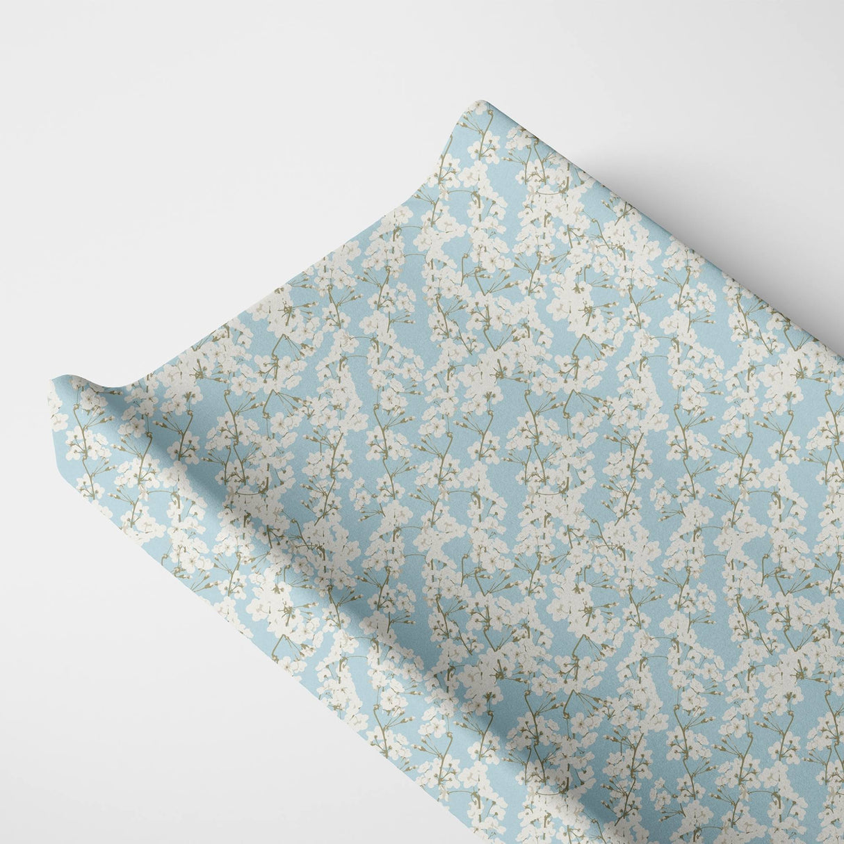 Organic Changing Pad Cover - Cherry Blossoms