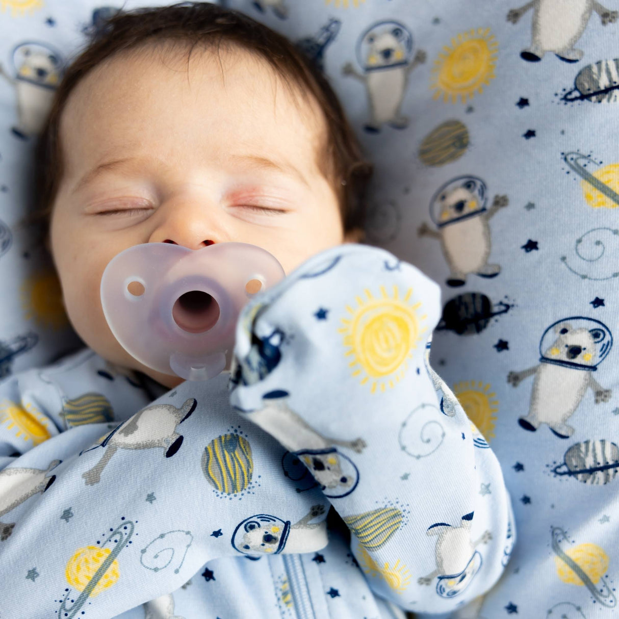 Organic Footie - Space Bears