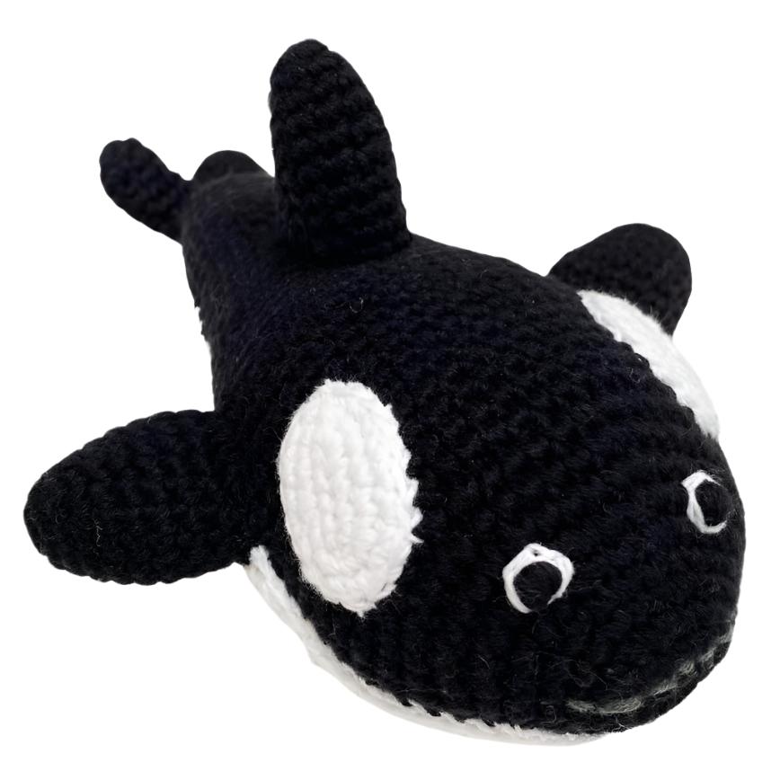 Beach Baby Toy - Orca Rattle - HoneyBug