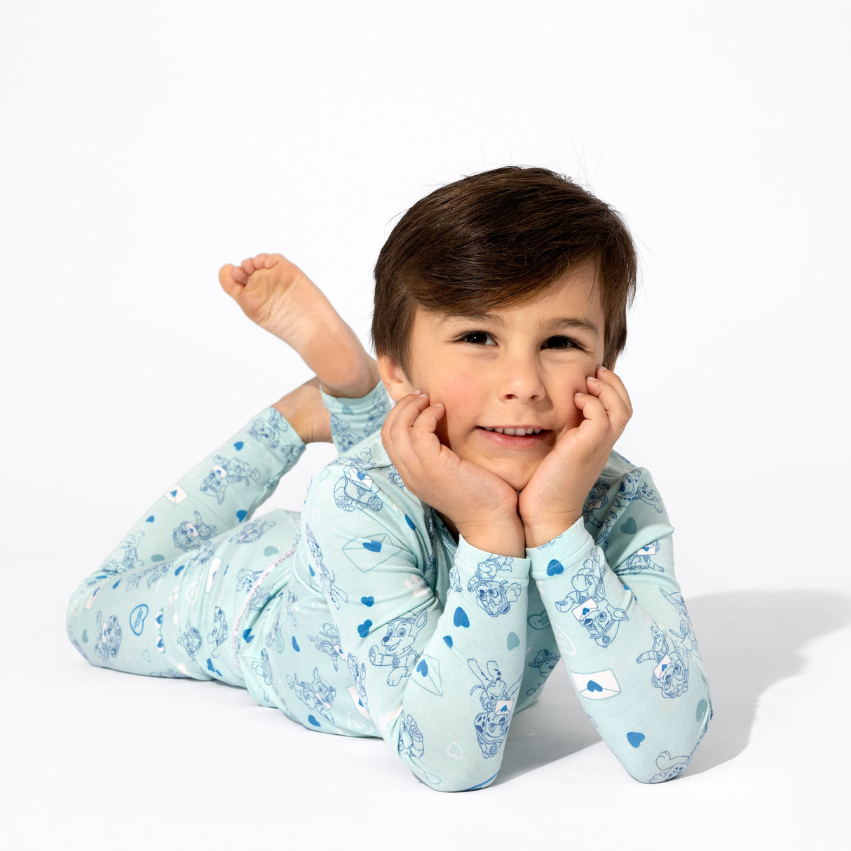PAW Patrol: I Woof You Blue Bamboo Kids Pajamas - HoneyBug