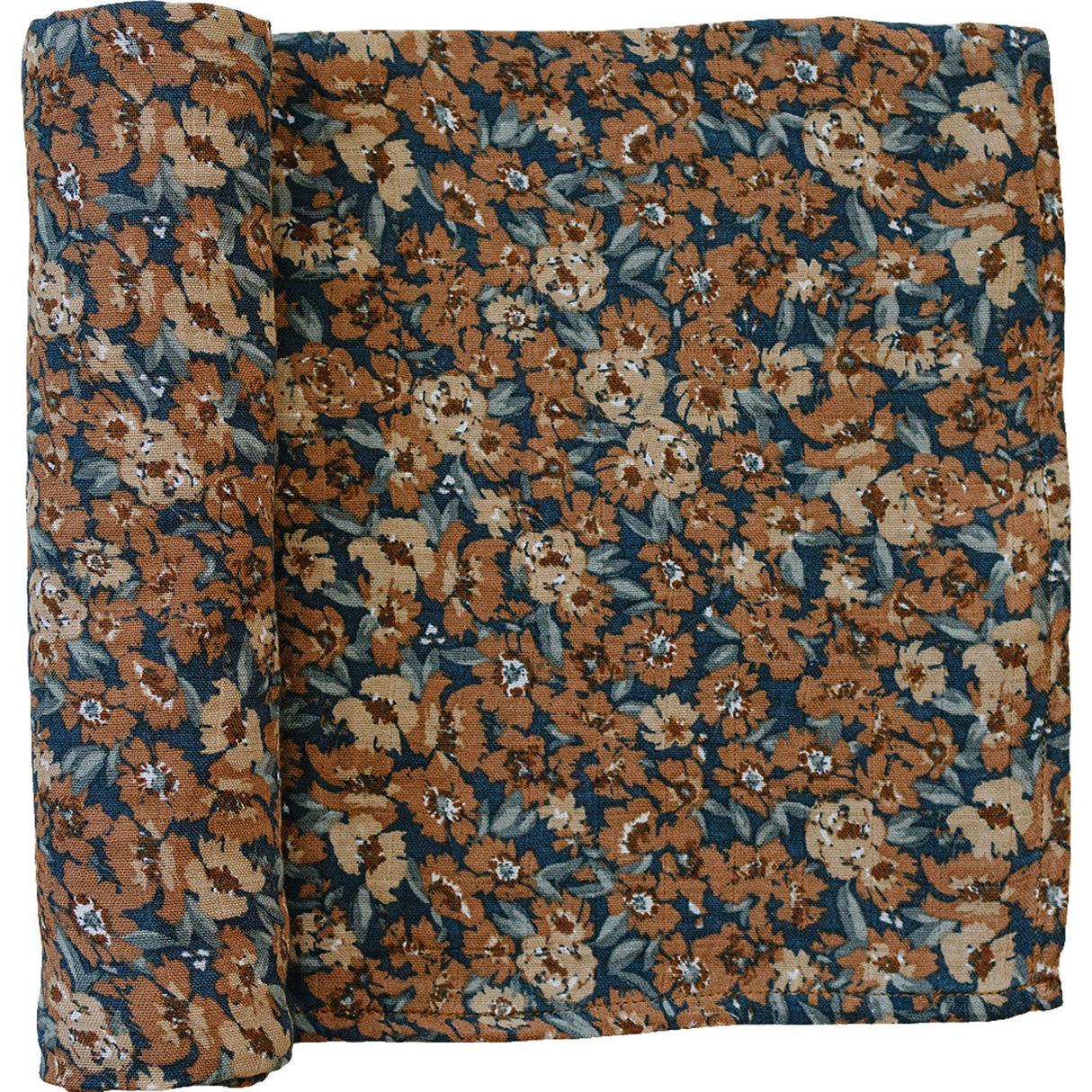 Venetian Floral Muslin Swaddle Blanket - HoneyBug