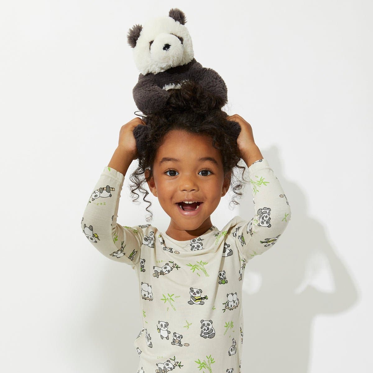 Panda Bamboo Kids Pajamas - HoneyBug