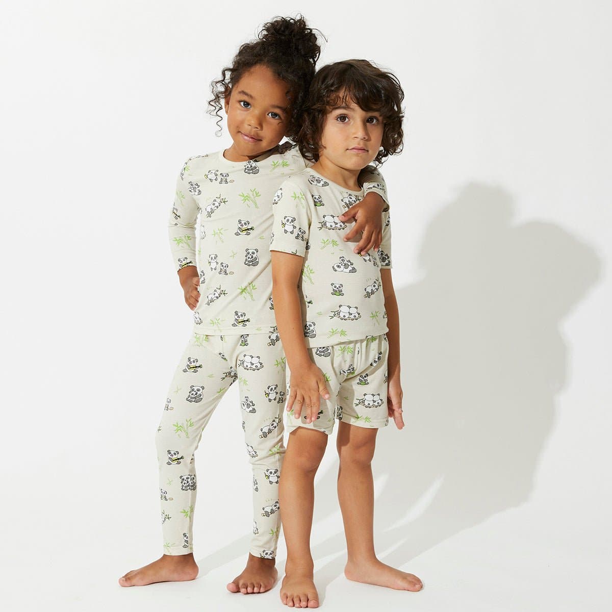 Panda Bamboo Kids Pajama Short Set - HoneyBug