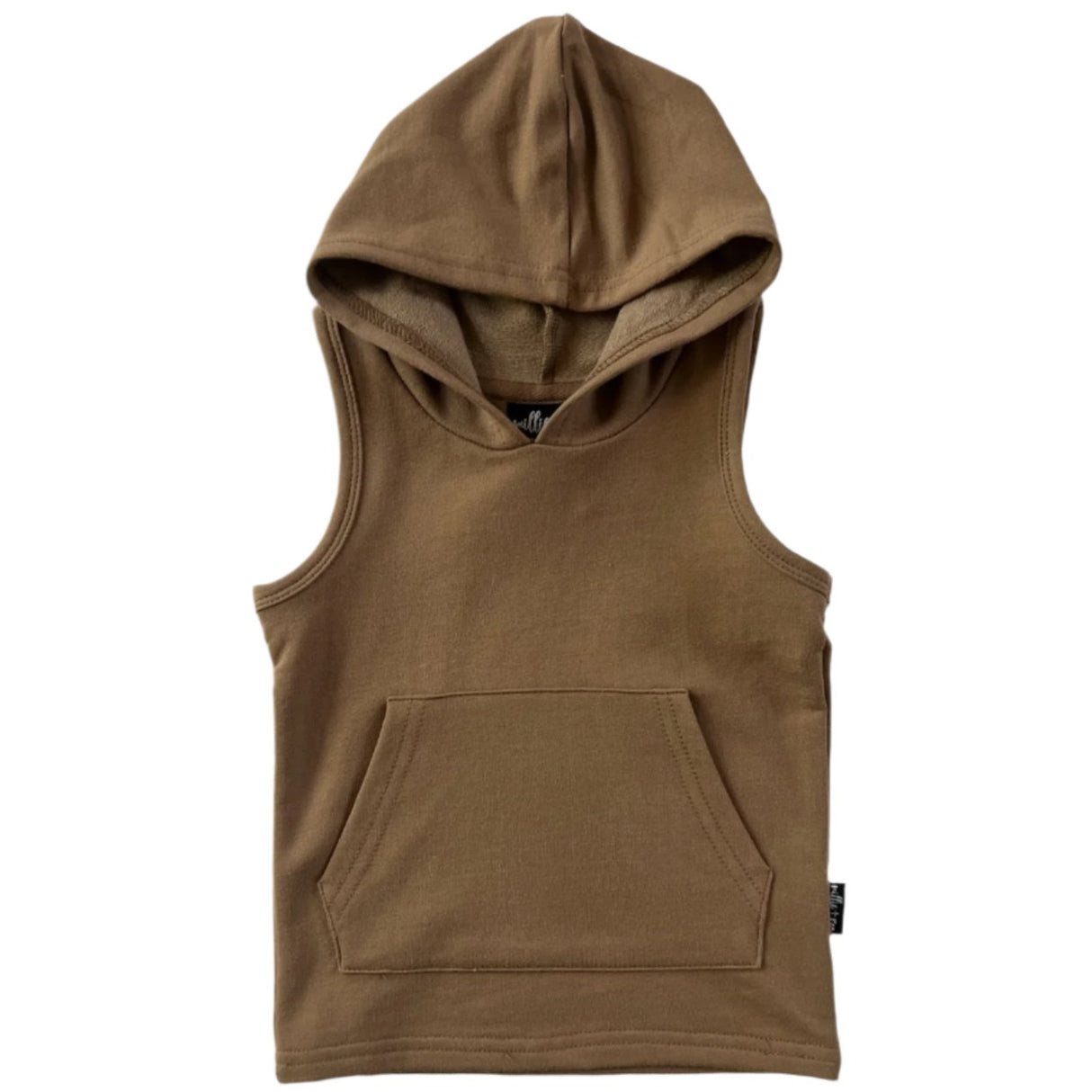 BAMBOO HOODIE TANK- Mocha - HoneyBug
