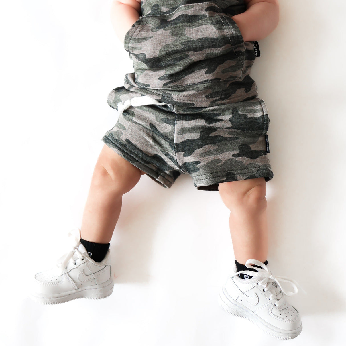 BAMBOO JOGGER SHORTS- Chris Camo - HoneyBug