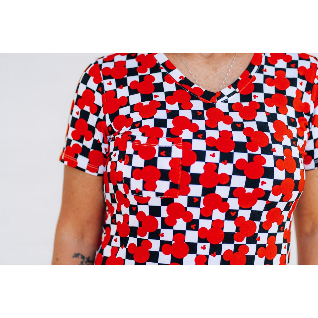 MAMA V-NECK- Roo Magic (Red) - HoneyBug