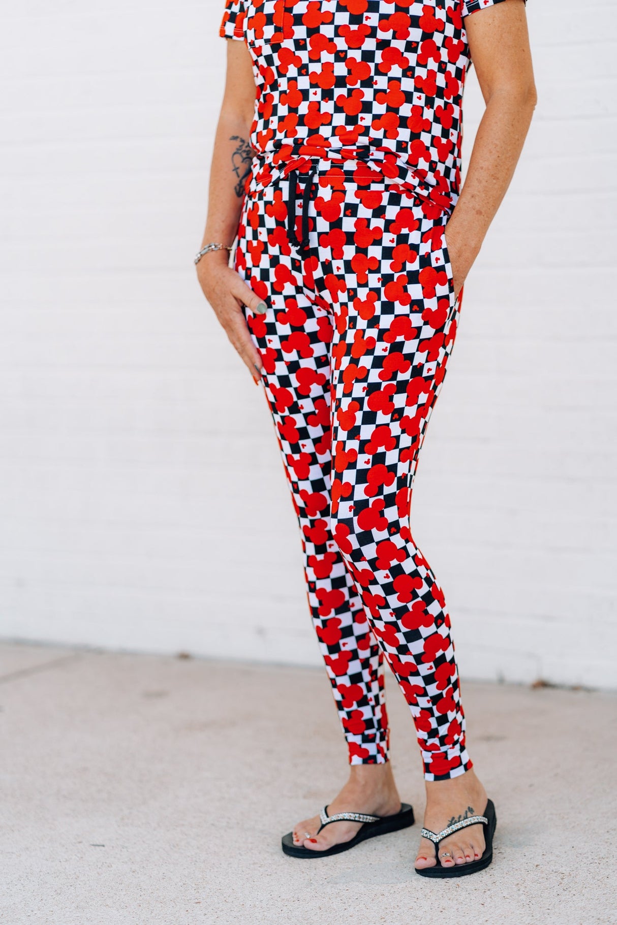 MAMA JOGGERS- Roo Magic (Red) - HoneyBug