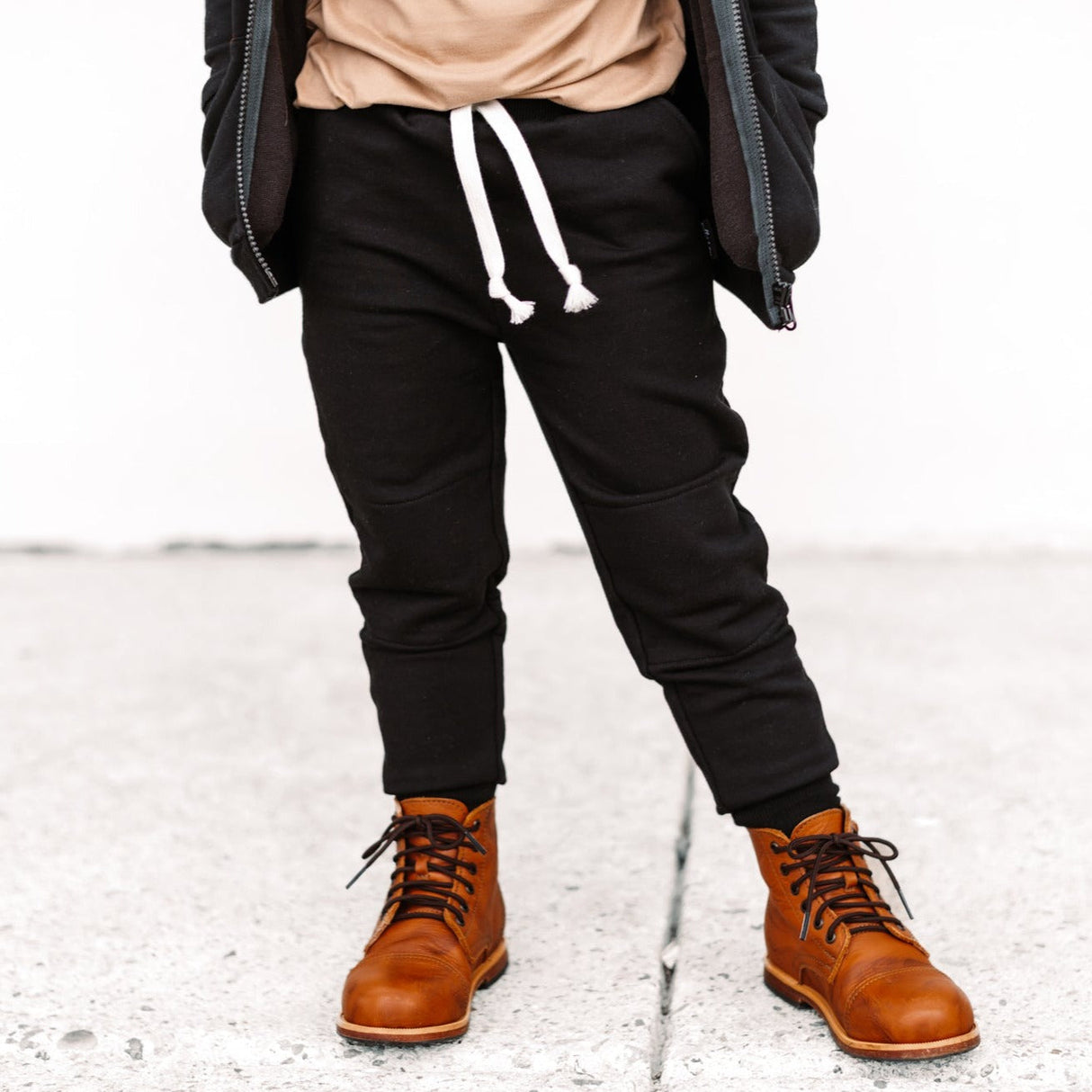 JOGGERS- Midnight Bamboo French Terry - HoneyBug