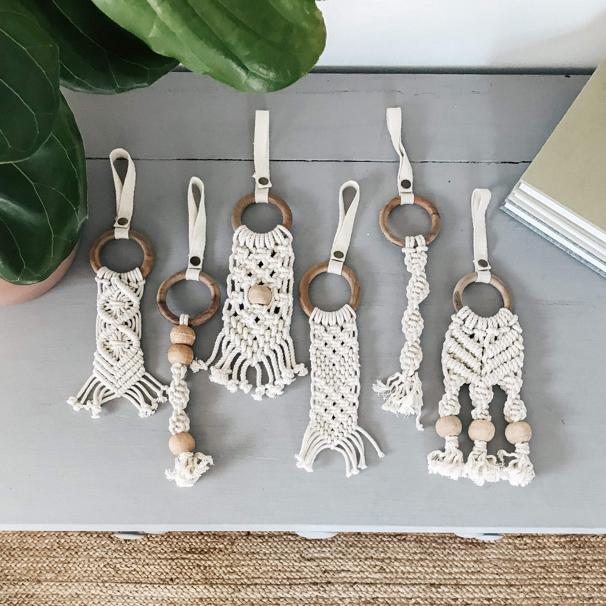 all-in-one toy | macrame chevron - HoneyBug