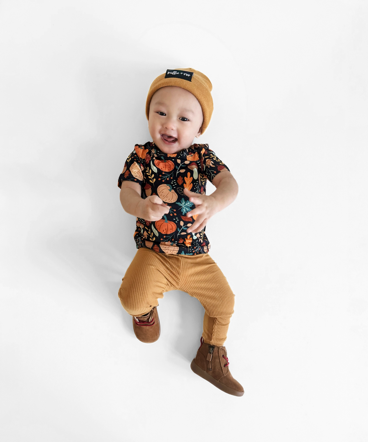 BAMBOO CUFF BEANIE- Honey Mustard - HoneyBug