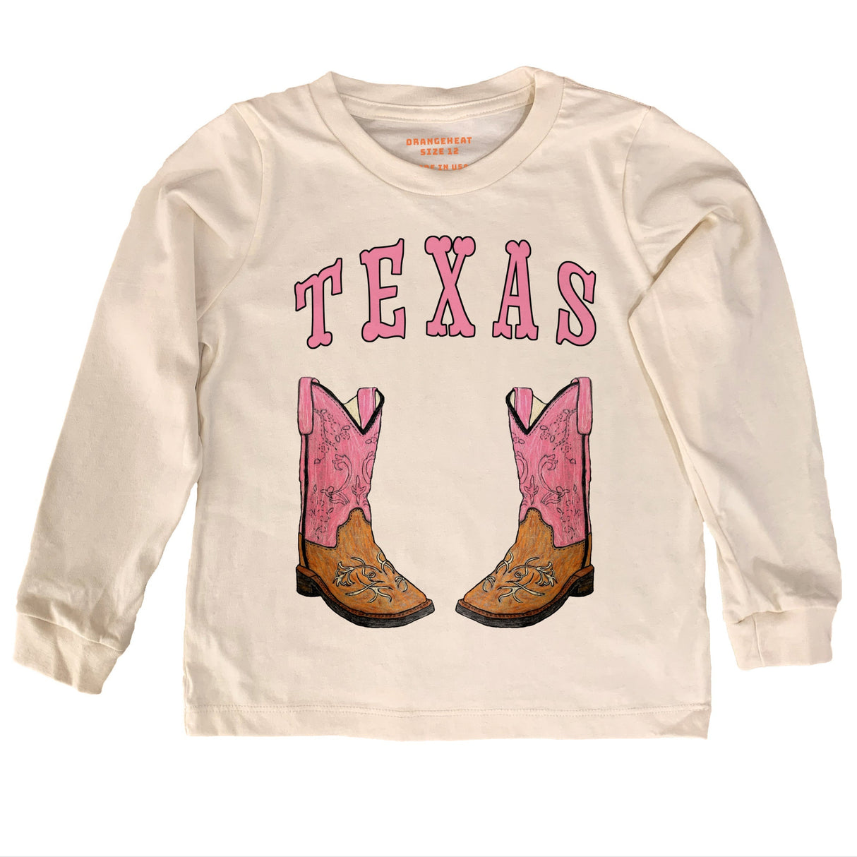 Pink Texas Boots - HoneyBug