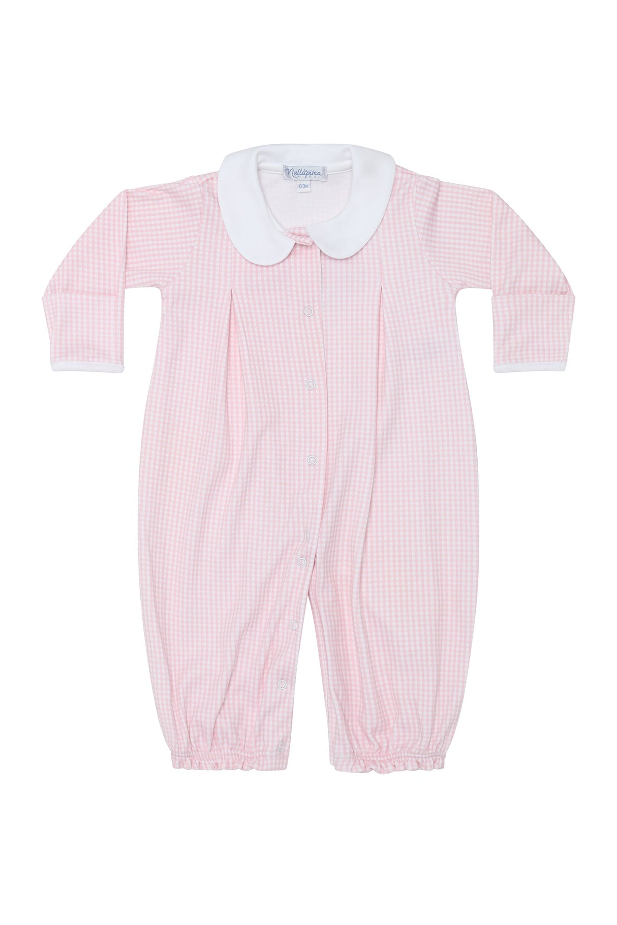 Pink Gingham Converter Gown - HoneyBug