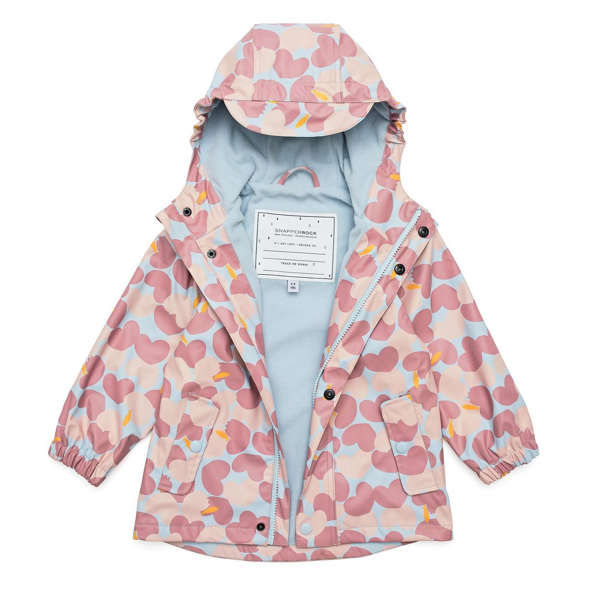 Apple Love Recycled Waterproof Raincoat - HoneyBug