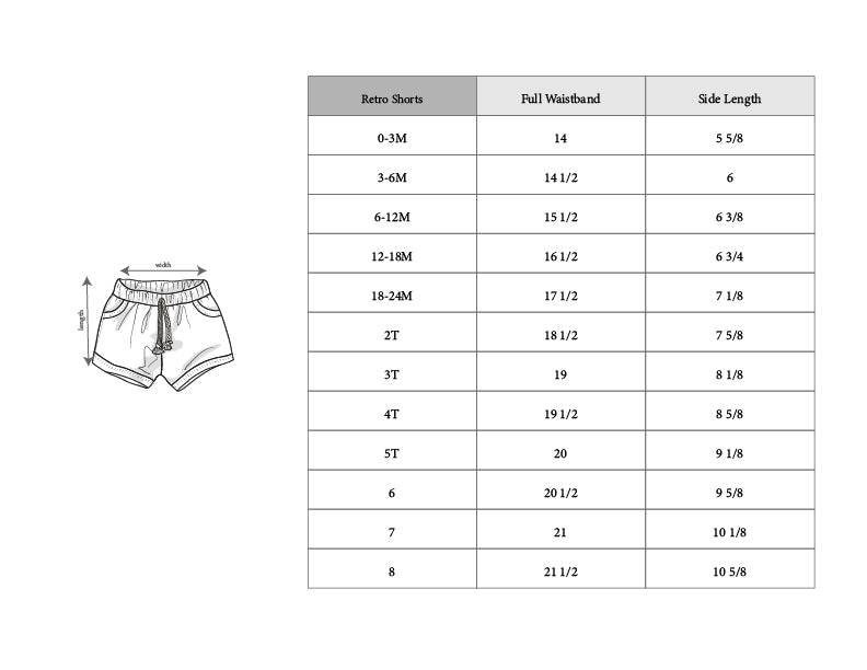 Retro Shorts - HoneyBug