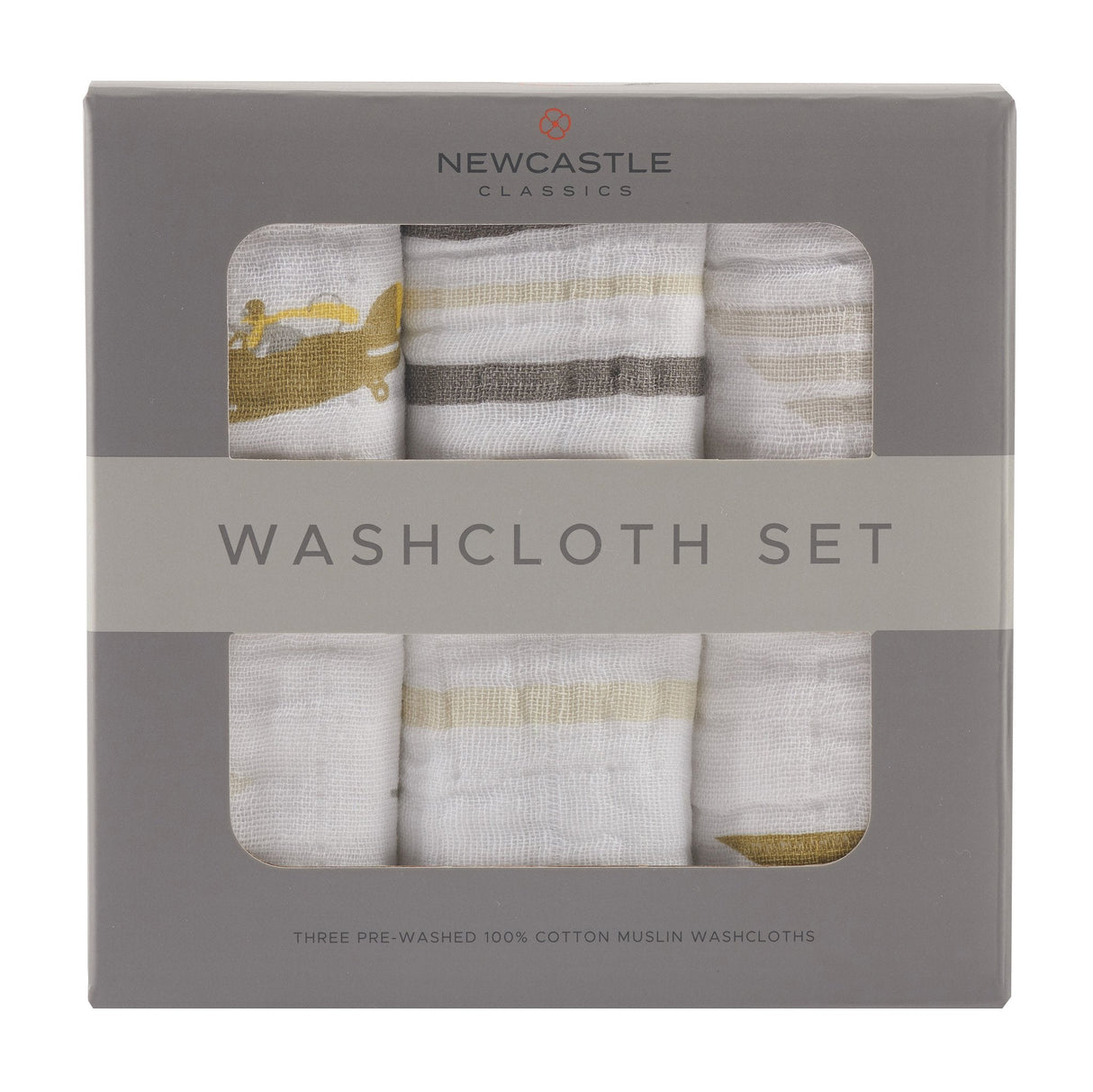 In the Sky Washcloth Set 3PK - HoneyBug