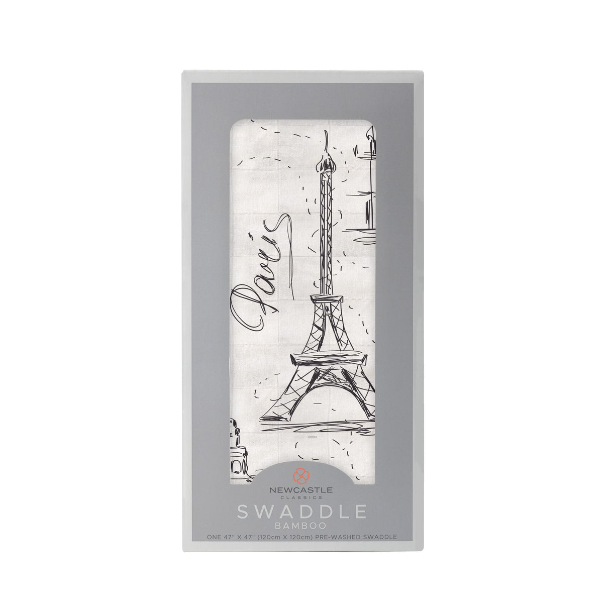 London, Paris, New York Bamboo Swaddle - HoneyBug