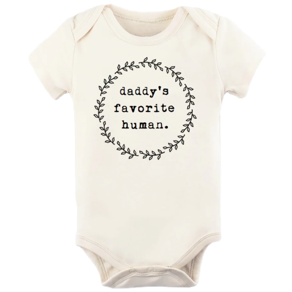Daddy's Favorite Human - Organic Cotton Bodysuit - HoneyBug