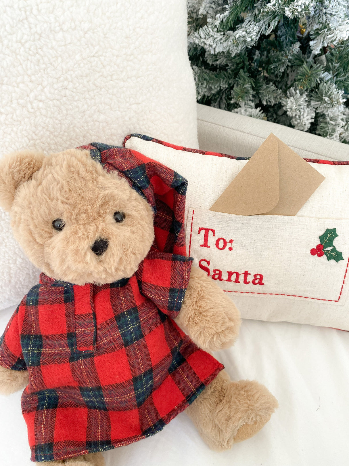 Dear Santa Accent Pillow - HoneyBug