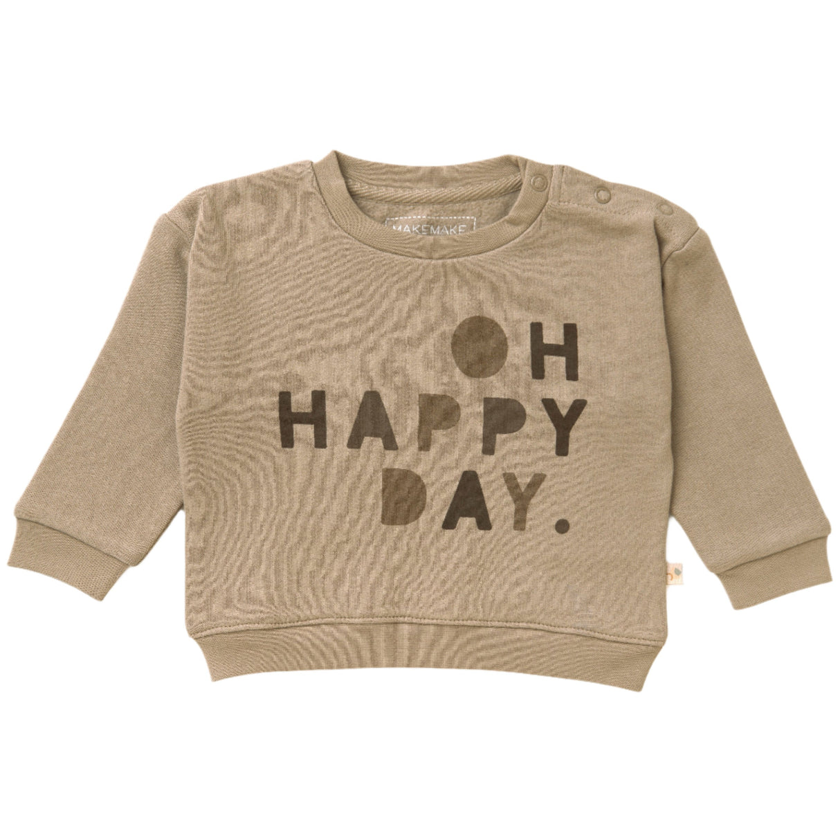 Organic Kids Sweatshirt - Happy Day - HoneyBug
