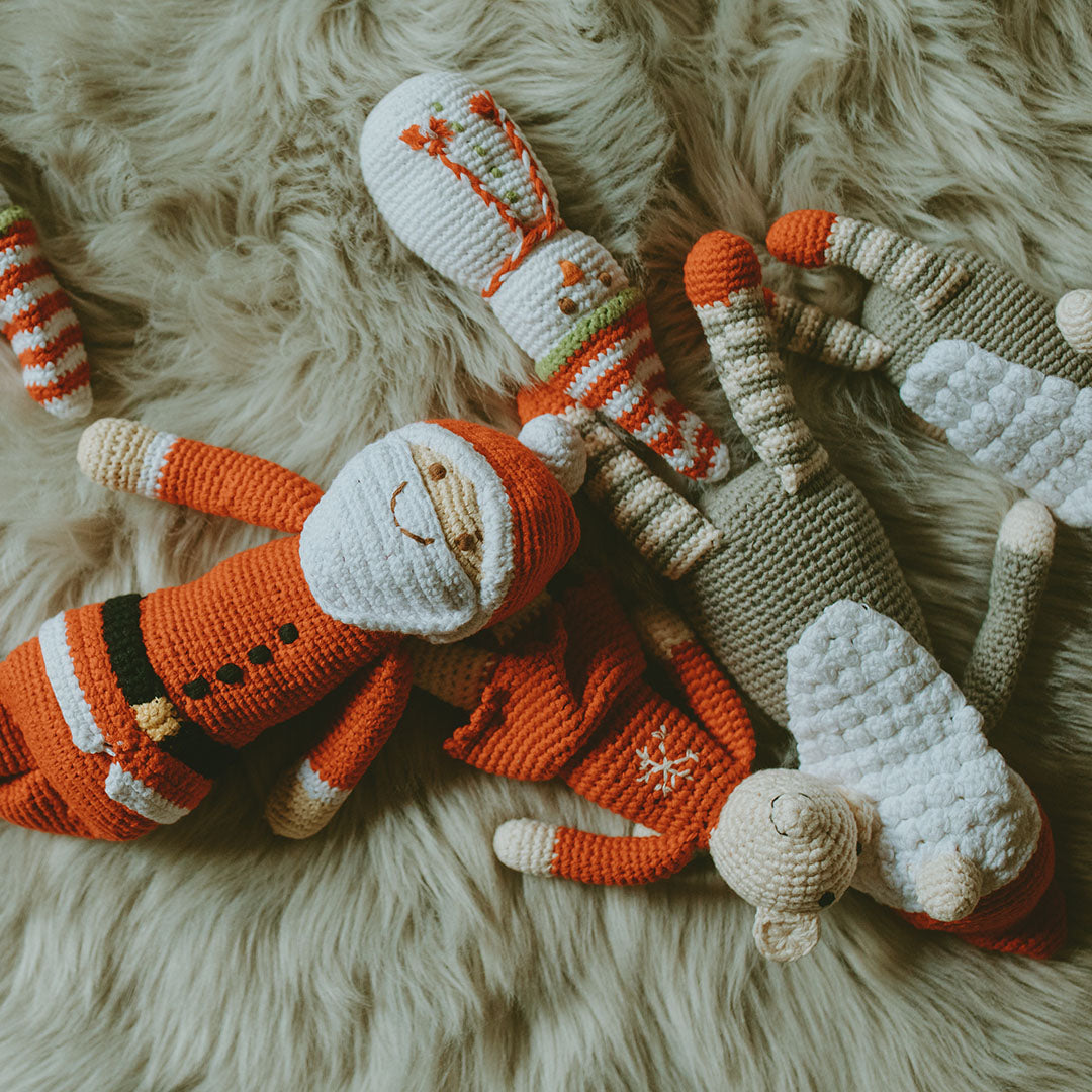 Large Santa Rattle - HoneyBug