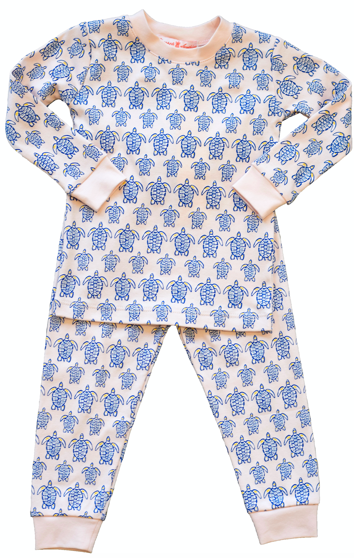 Pink Sea Turtle Pajama Set - HoneyBug
