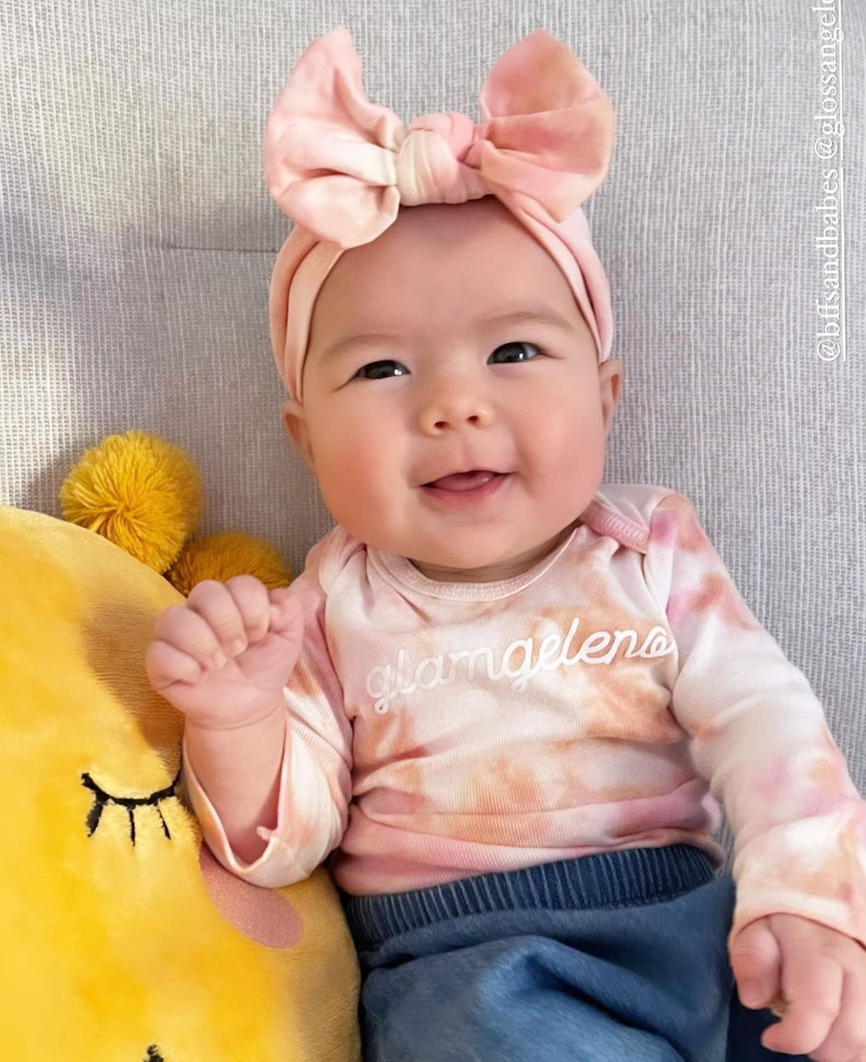 DUSTDYE ROSE ♡ baby headband