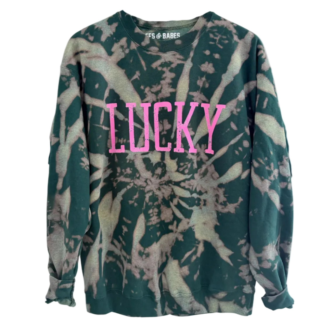LUCKY DYE ♡ tie-dye sweatshirt