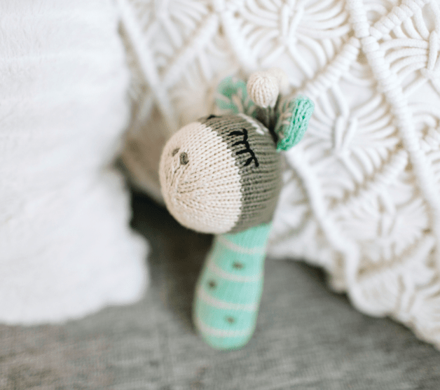 mini rattle | ami the giraffe - HoneyBug
