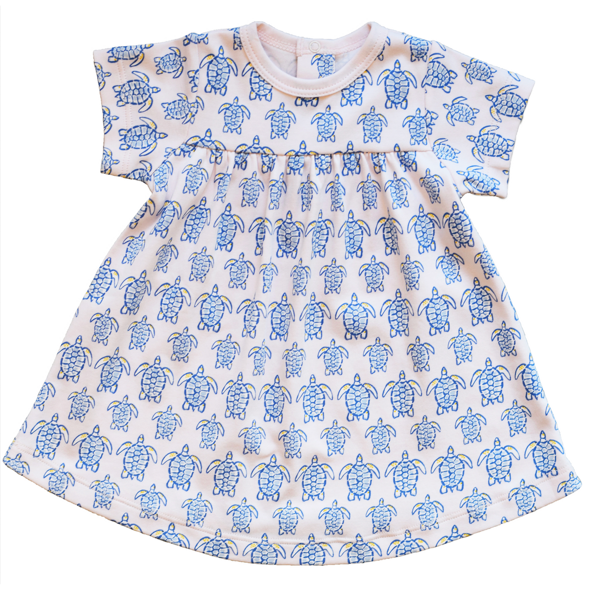 Pink Sea Turtle Swing Dress - HoneyBug