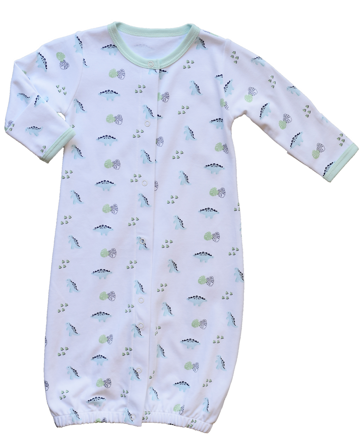 Dino Print Converter Gown - HoneyBug