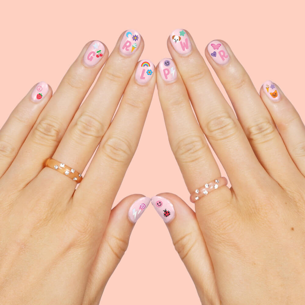 GRL PWR Nail Stickers - 816 Nail Stickers