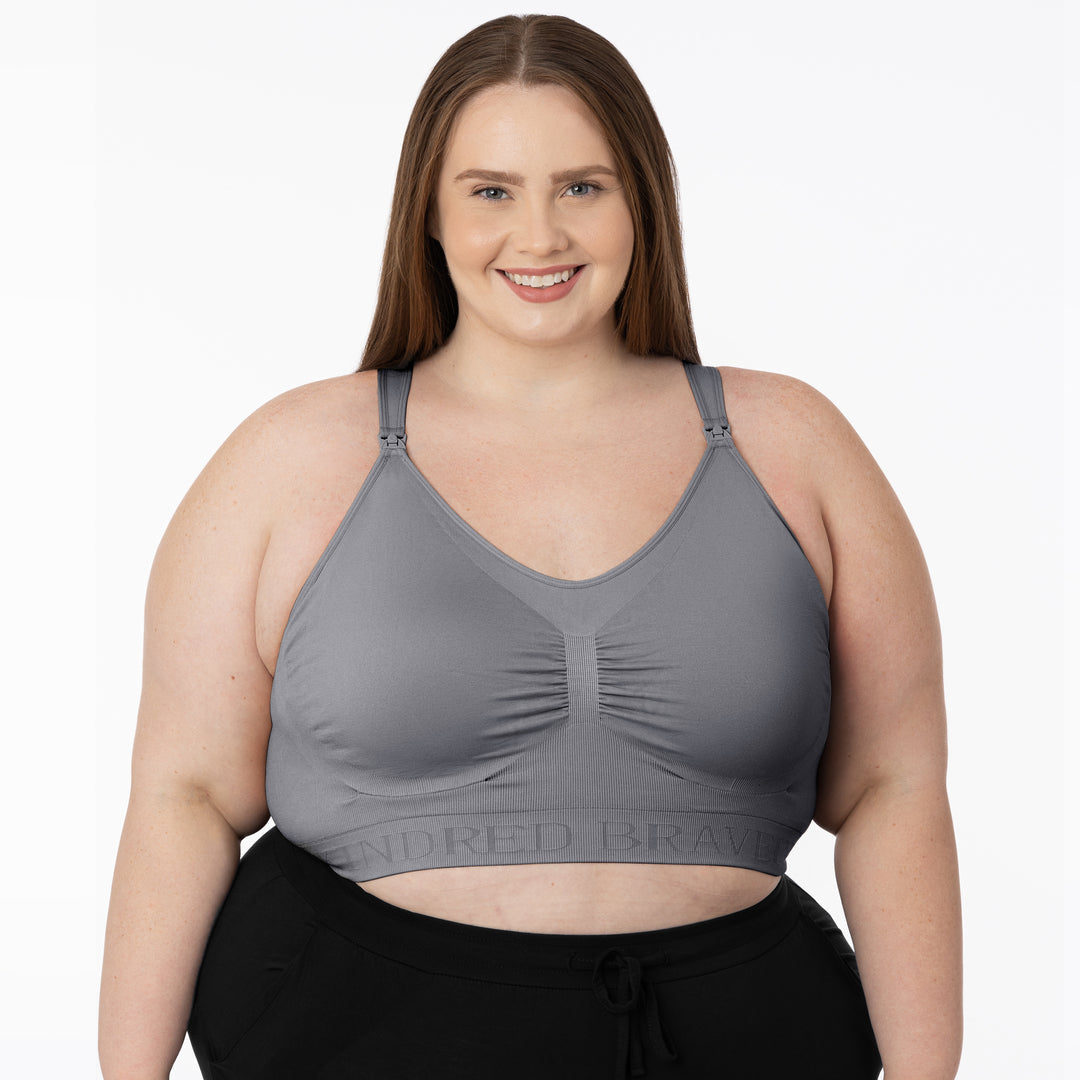 Simply Sublime® Nursing Bra | Grey - HoneyBug