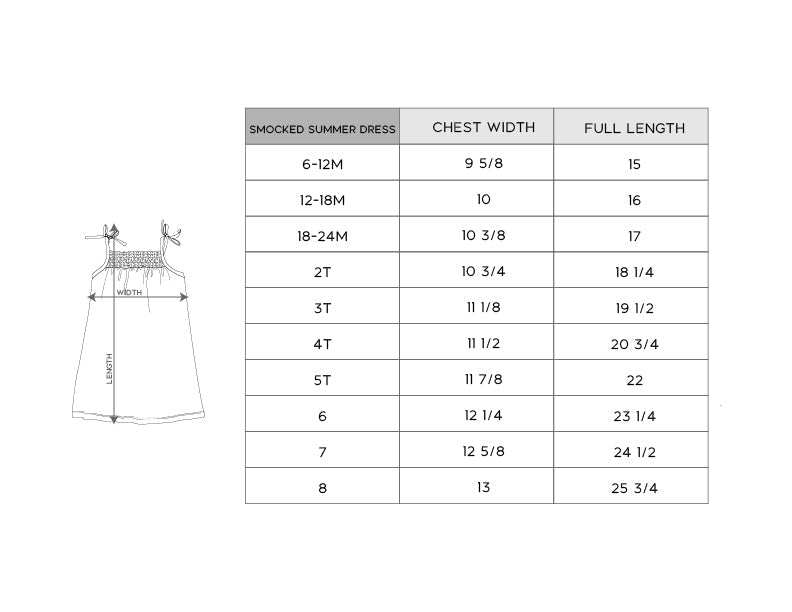 Girl's Smocked Dress - HoneyBug