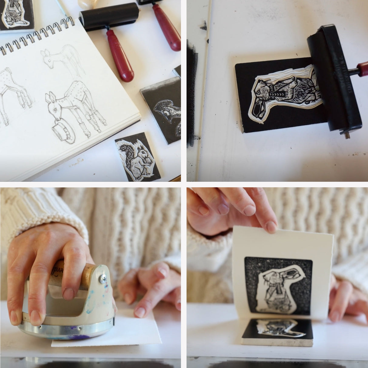 Cotton Muslin Swaddle Blanket 3 Pack - Snow Day - HoneyBug