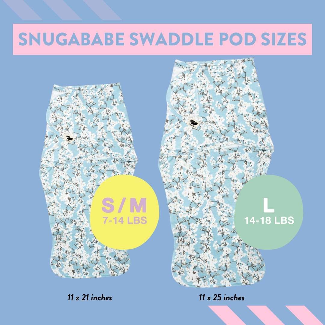 Snugababe Swaddle™ Sleep Pod - Cherry Blossoms