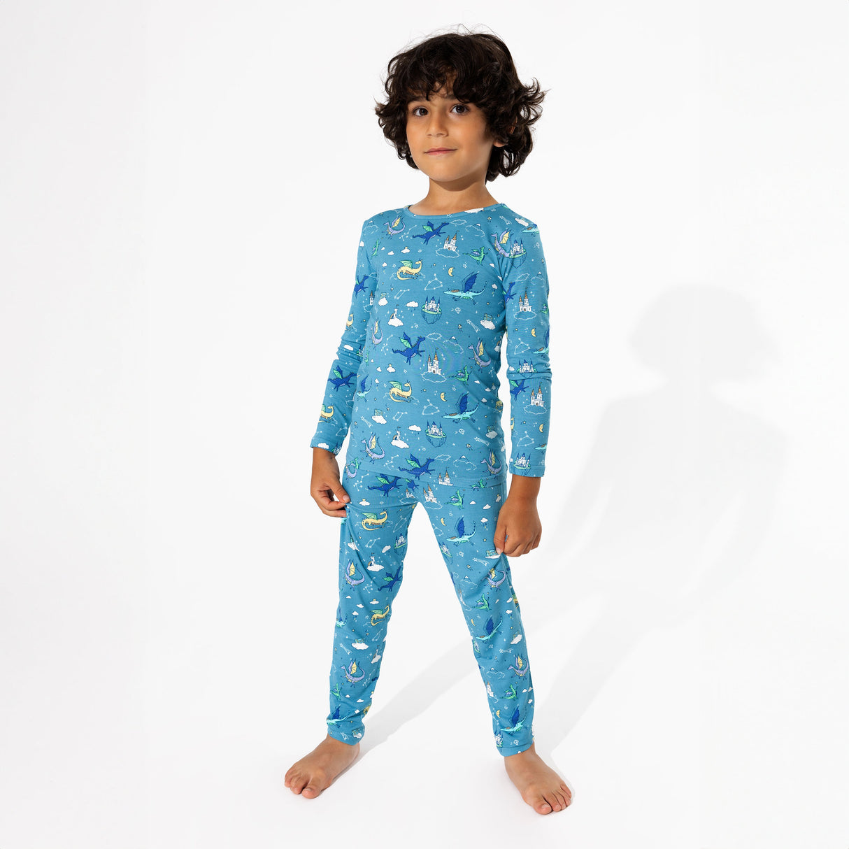 Dragon Dreams Bamboo Kids Pajamas - HoneyBug