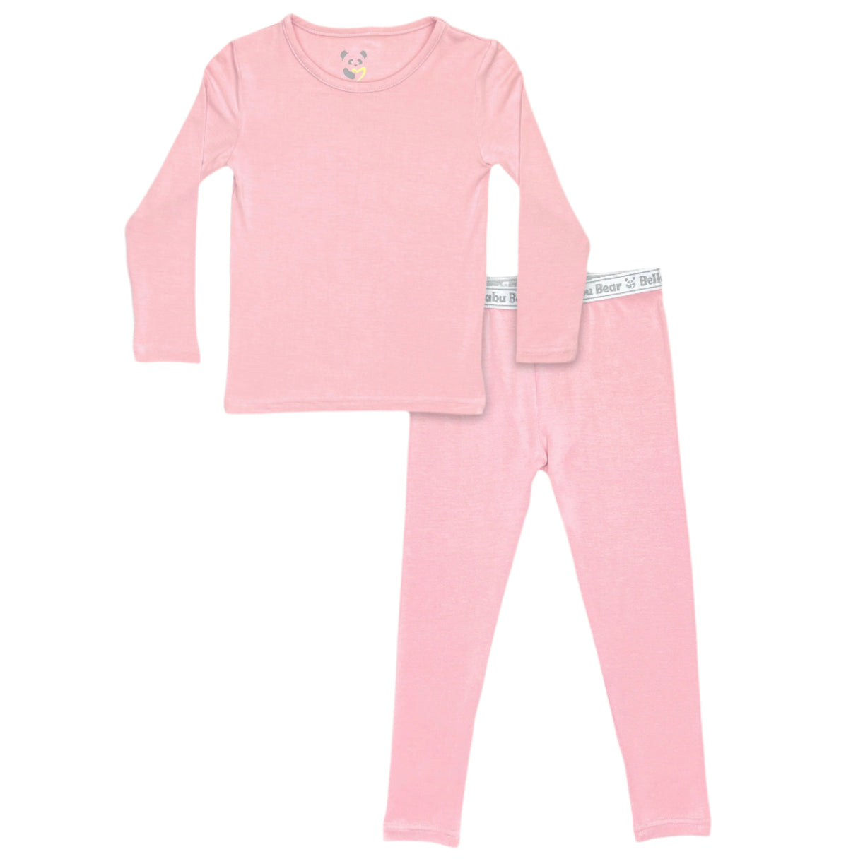 Dusty Rose Bamboo Kids Pajamas - HoneyBug