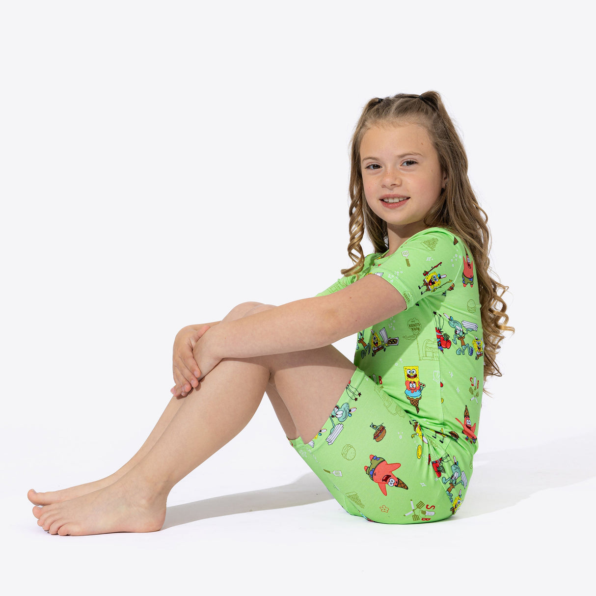 SpongeBob SquarePants: Foodie Bamboo Kids Pajama Short Set - HoneyBug