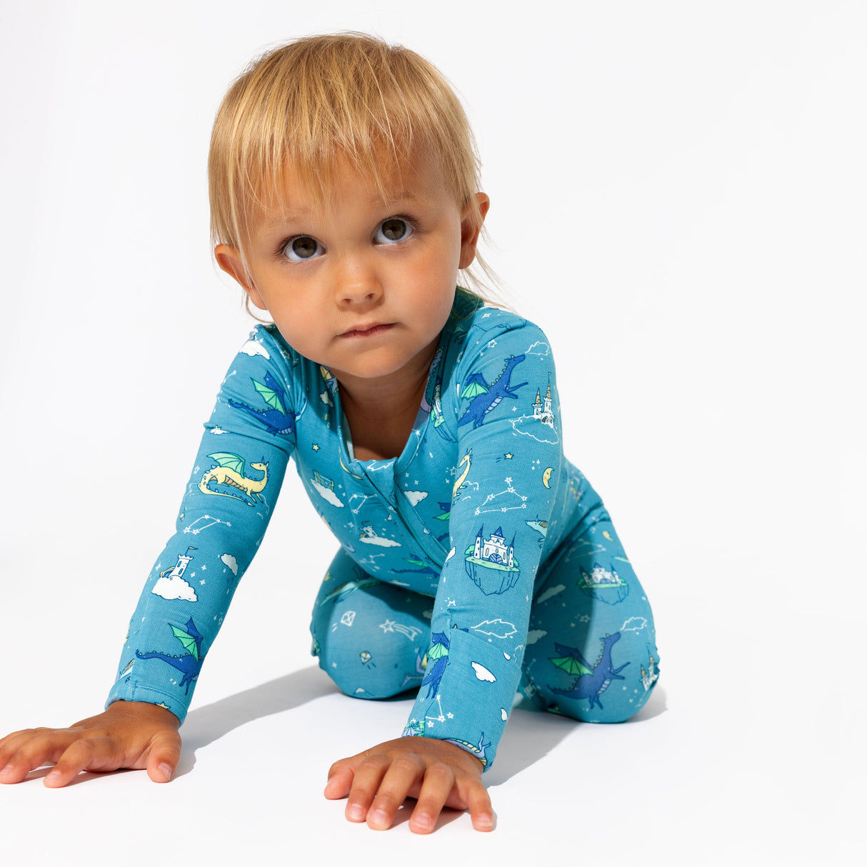 Dragon Dreams Bamboo Convertible Footie - HoneyBug