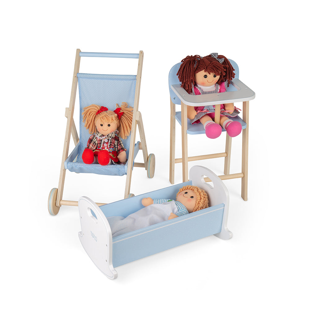 Tidlo Doll's High Chair - HoneyBug
