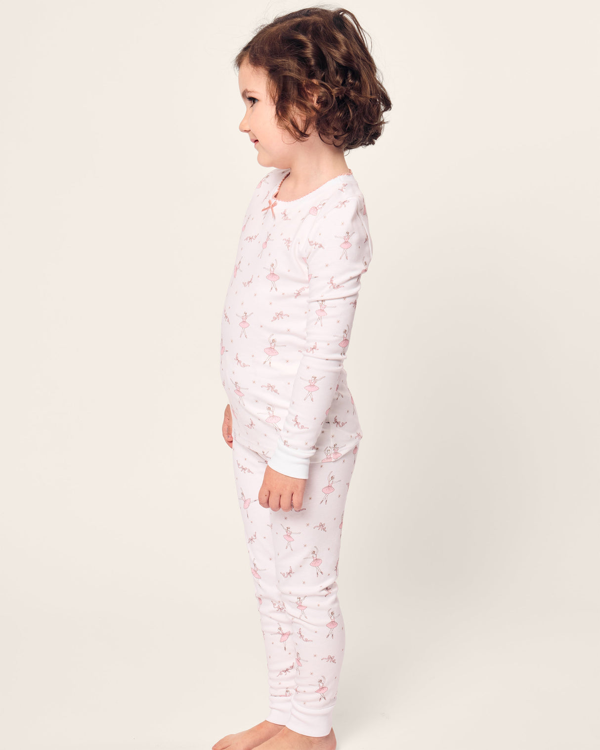 Kid's Pima Snug Fit Pajama Set in Sugar Plum Fairy - HoneyBug