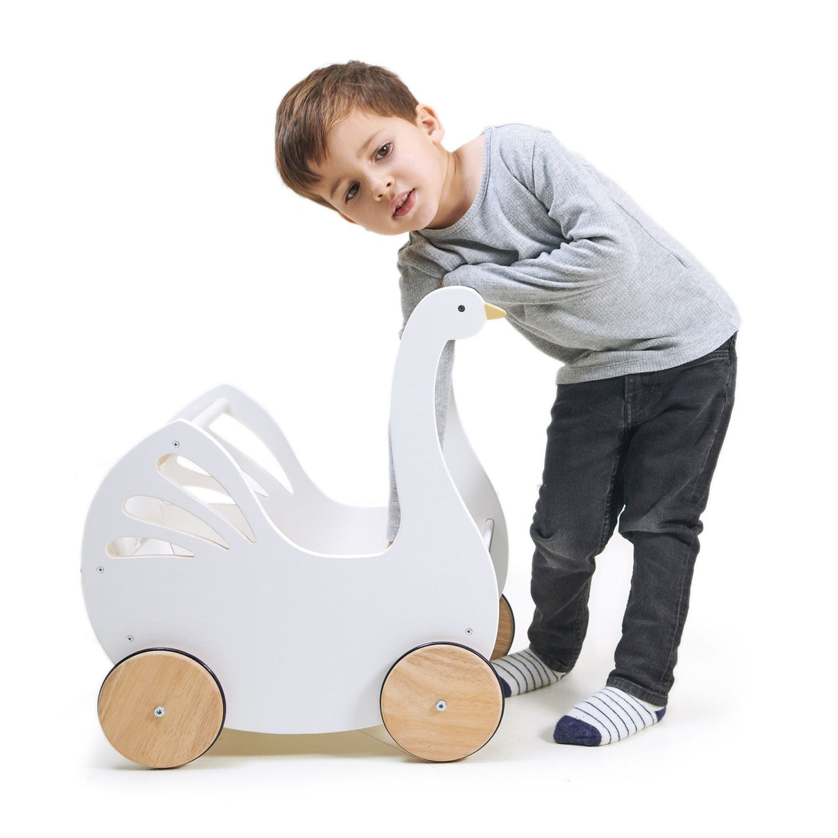 Sweet Swan Pram - HoneyBug