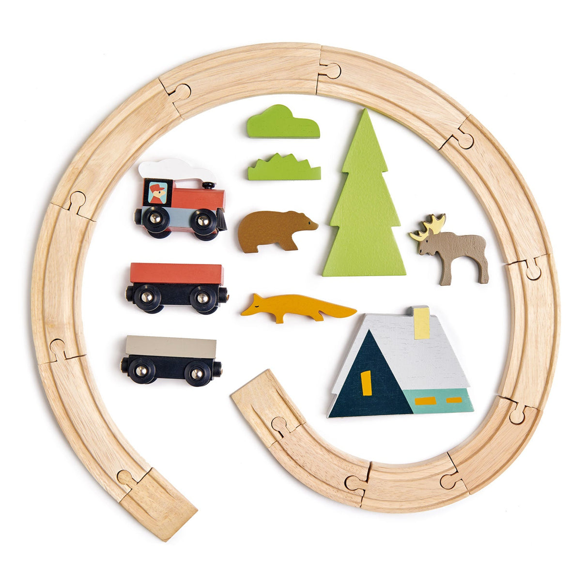 Treetops Train Set - HoneyBug