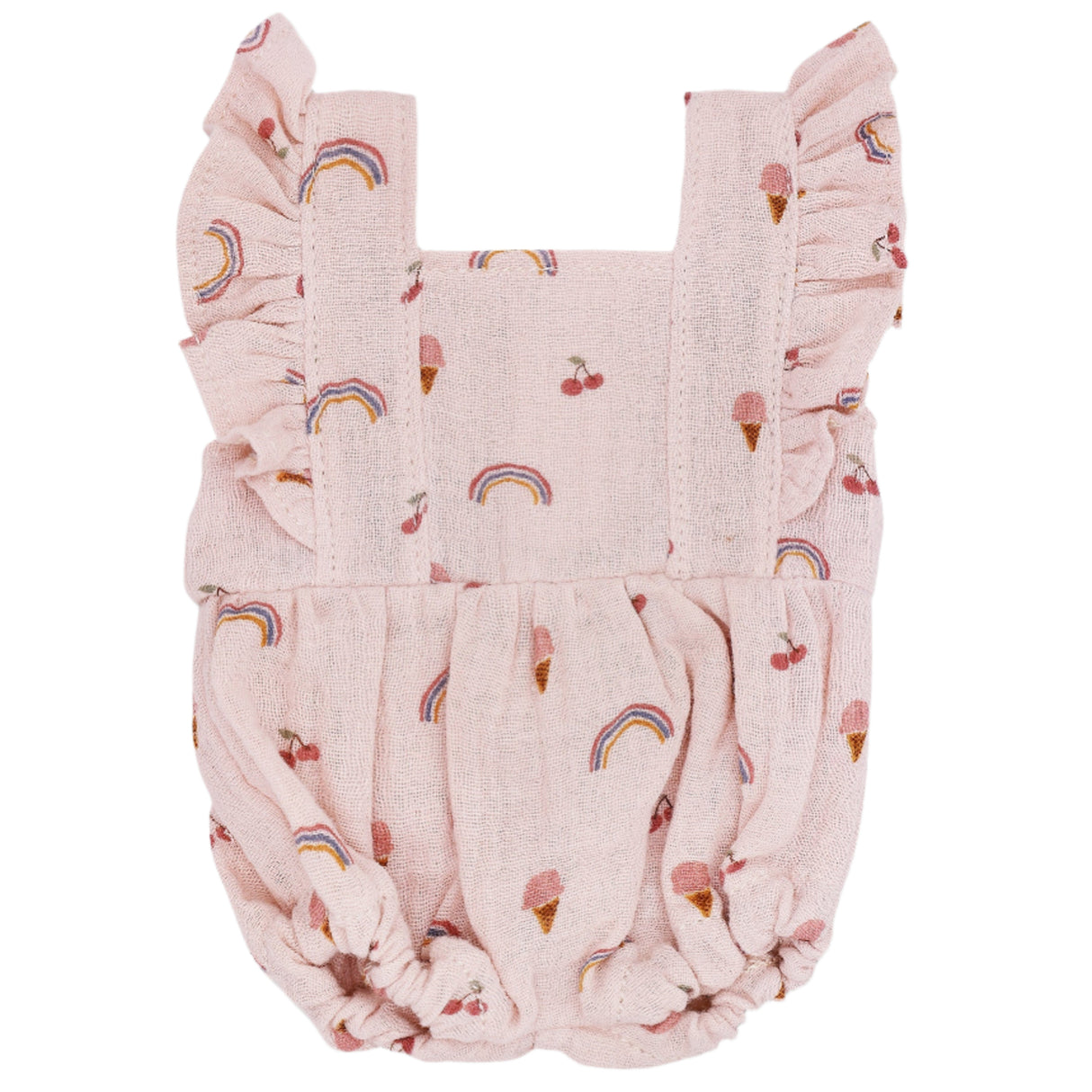 Doll Romper - Rainbows & Ice Cream - HoneyBug