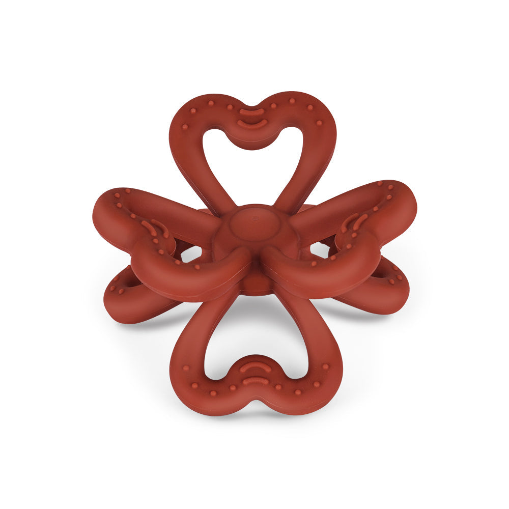 Haakaa Silicone Clover Teether 1 PK - HoneyBug