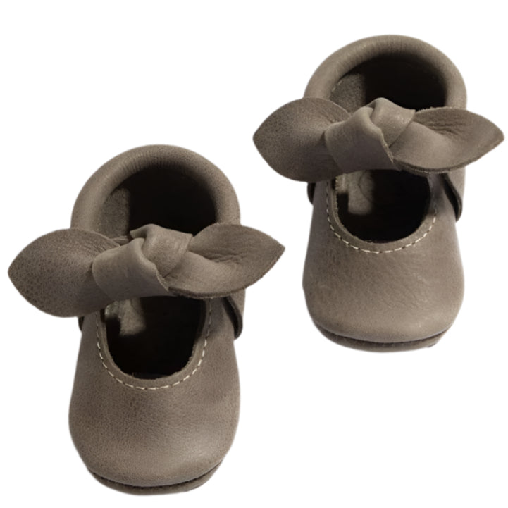 Timp Knotted Bow Baby Shoe - HoneyBug